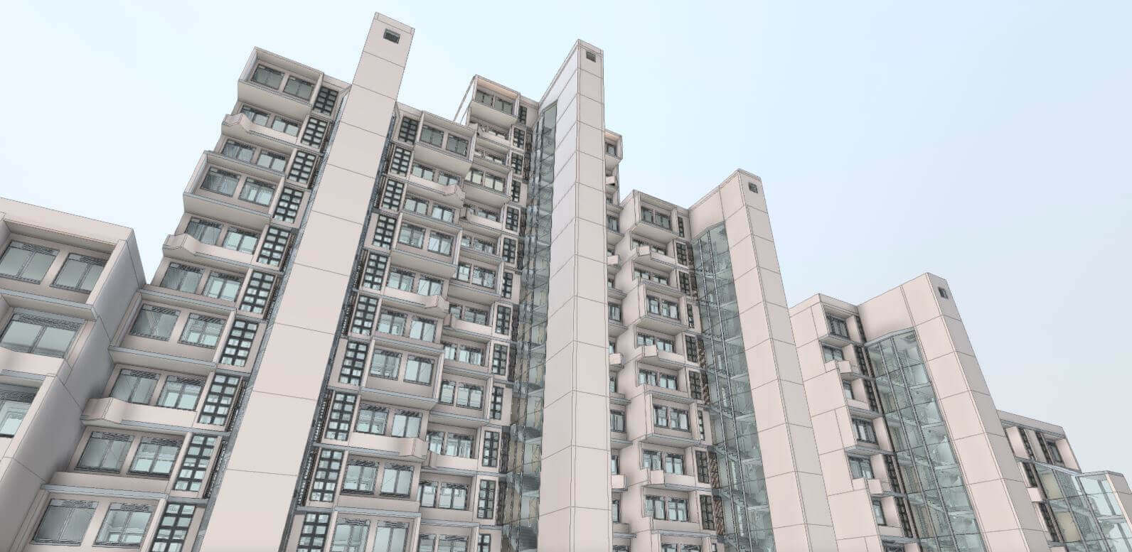 sacn 3D maquette numérique bâtiment
